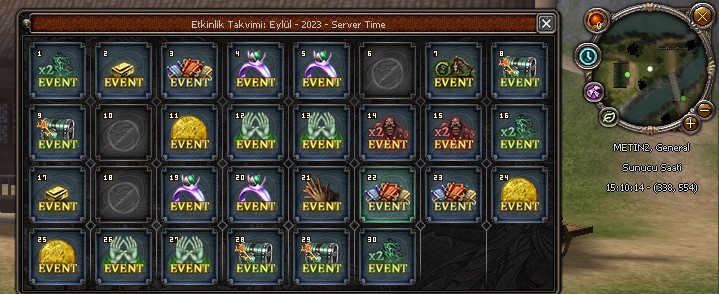 EVENT TAKVİMİ
