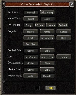 Kapsamlı Oyun Seçenekleri 1