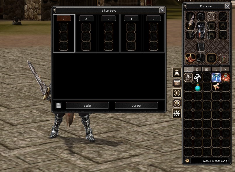 Server Taraflı Efsun Botu